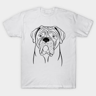 Dogue de Bordeaux (Black and White) T-Shirt